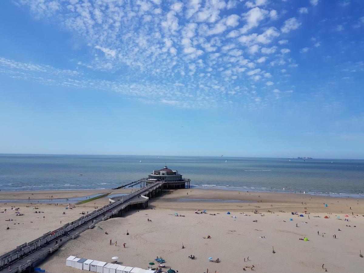 Beautiful Top Floor Seaview Studio Apartment B'Berge-Bruges Blankenberge Exterior photo